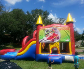 Cars Bounce House Combo Cars Bounce House Combo