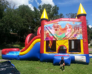 Mermaid Bounce House Combo Mermaid Bounce House Combo